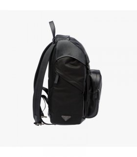 Prada 2VZ135 Leather Backpack In Black
