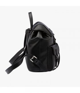 Prada 1BZ677 Leather Backpack In Black