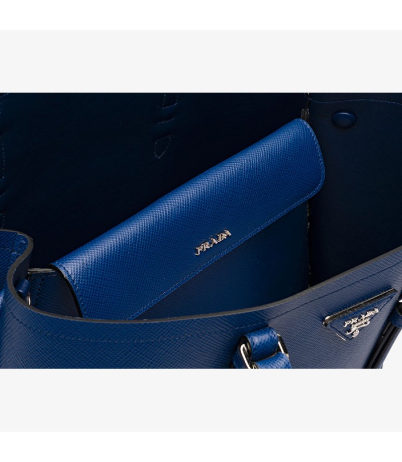 Prada BN2820 Leather Tote In Blue [prada0281] - $199.99 : Replica Prada